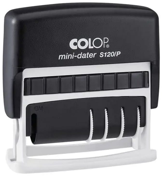 Datum stempel Mini-dater S 120/P, zwart