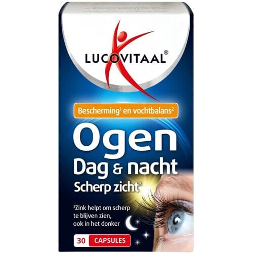 Lucovitaal Ogen Dag & Nacht Scherp zicht 30 capsules