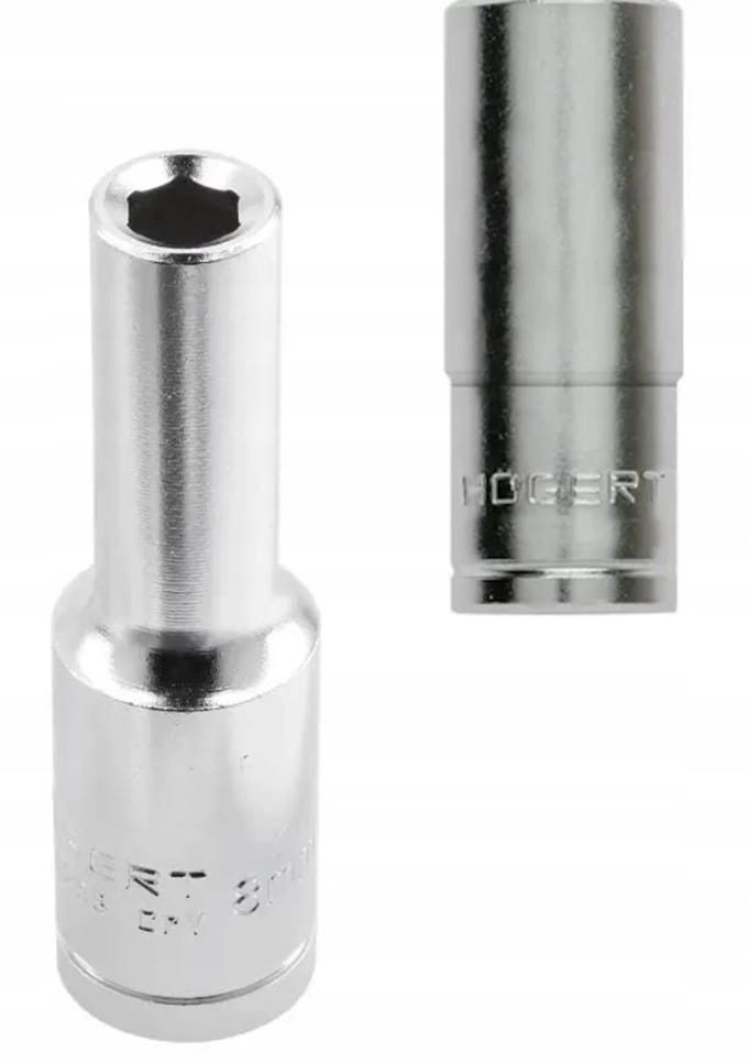 Hoegert 1/2" Dopsleutel 10 mm Lang CrV
