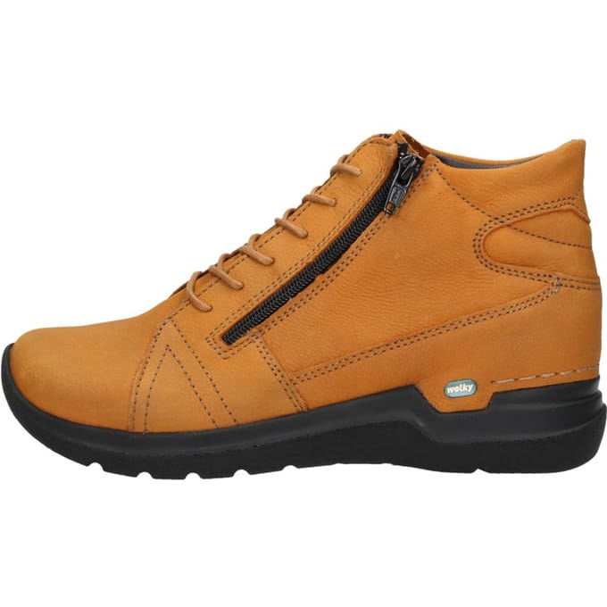 Wolky Why Veterschoenen Hoog - Geel - Maat 41