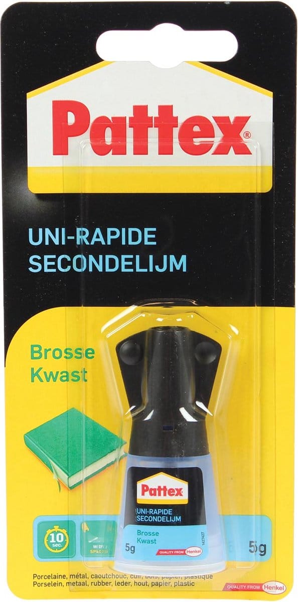 Pattex Secondelijm Kwast - 12 x 5 gr - Voordeelverpakking