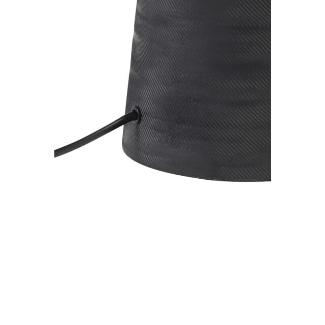 Light & Living Tafellamp Lilou 28cm - Mat Zwart (excl. kap)