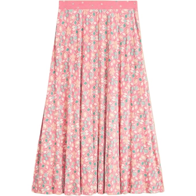 White Stuff Jada Maxi Skirt Pink Multi Taglia: 14 | Minigonne Outlet | Donna | Rosa