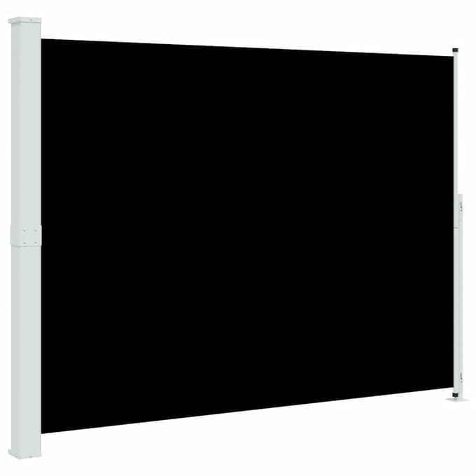 vidaXL - Tuinscherm - uittrekbaar - 220x314 - cm - zwart