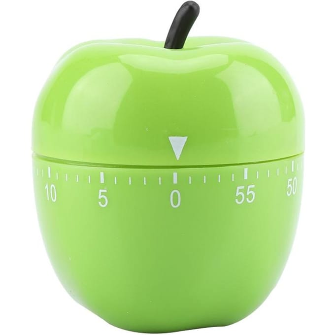 Keuken Mechanische Timer Handmatig Groentevorm Tellers voor Thuis Koken Timing Tool green