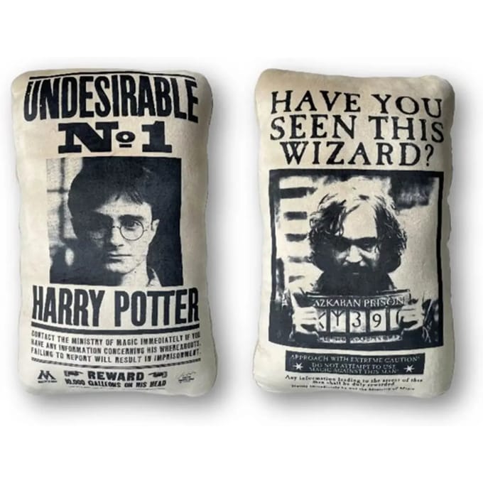 Dubbelzijdig kussen Lyo Harry Potter Wanted 60 cm