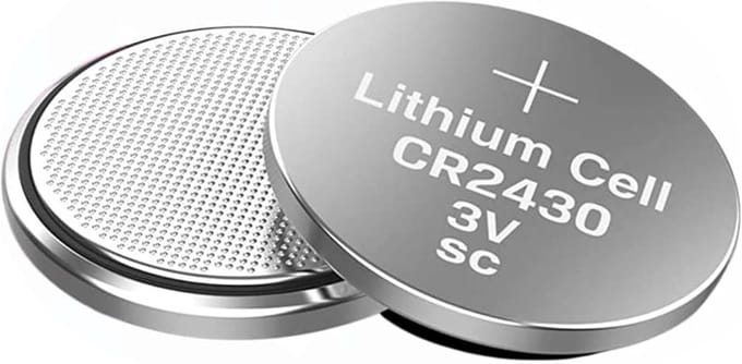 Knoopcel Batterij - Lithium Batterij - Digitale Apparaten - 3 Volt Spanning - 24mm Diameter