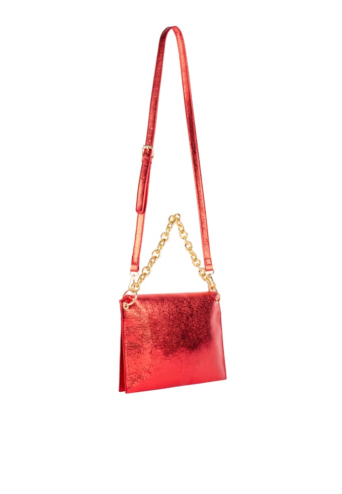 Faina Clutch/avondtasje Dames rood