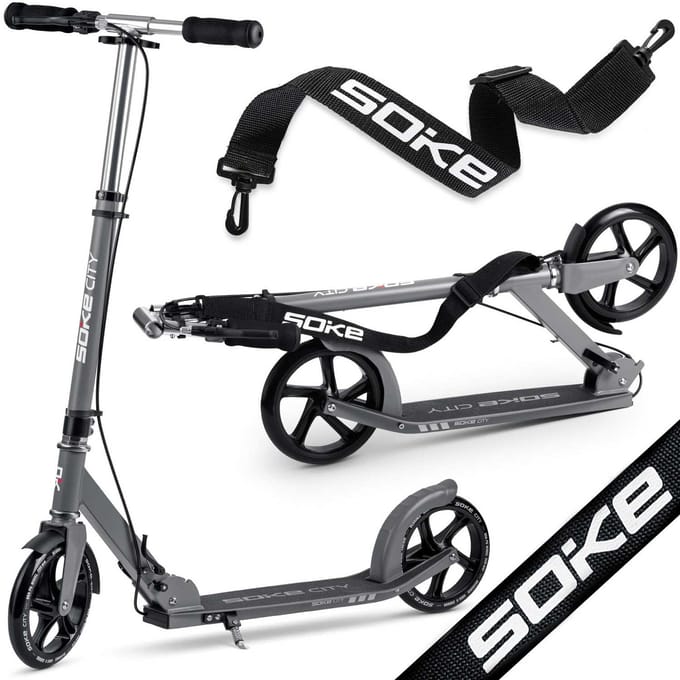 Soke City grijze scooter