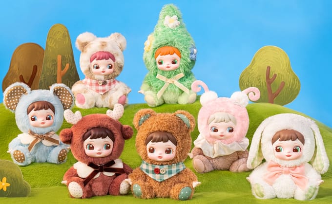 Robotime Charline's Forest Hide & Seek Plush Pendant - Blind box - MXAXX - Verrassing - Sparen - Cadeautip