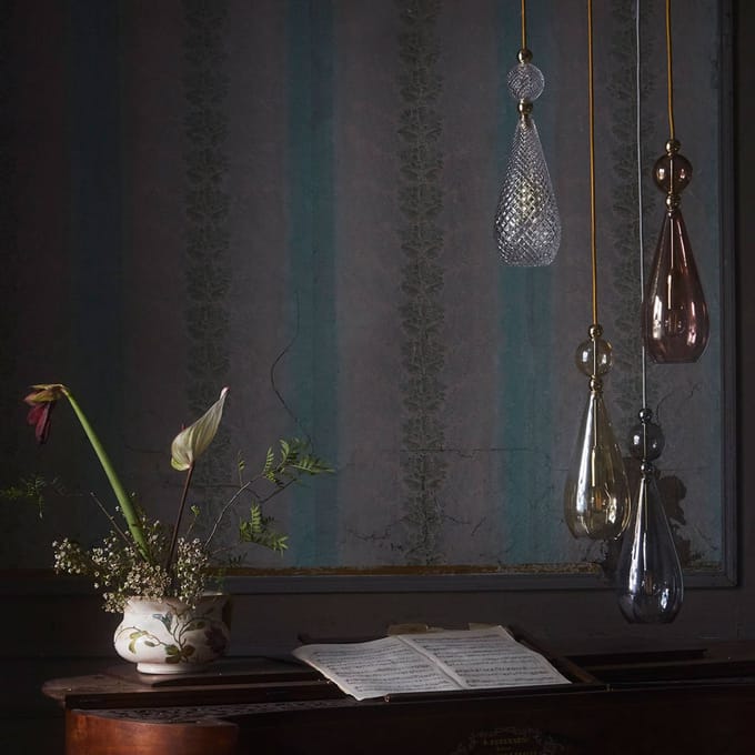 EBB & FLOW Smykke hanglamp goud, kristal