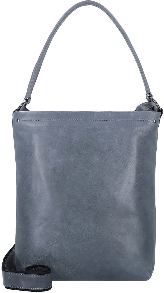 HAROLD'S Leren Schoudertas Caugio Shoulderbag Up Blue Blauwgrijs