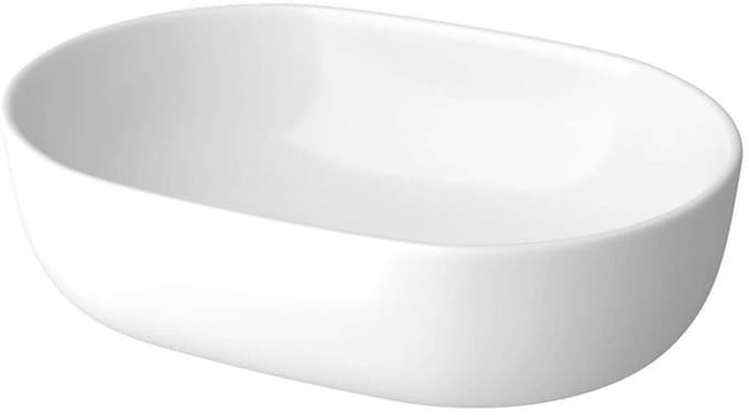 Cersanit Moduo - Opzetwastafel, 50x36 cm, zonder overloop, wit K116-049