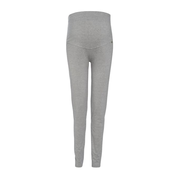 Baby's Only Zwangerschapsbroek Glow - Zwangerschapslegging gemaakt uit 95% viscose en 5% elastaan - Dusty Grey - M