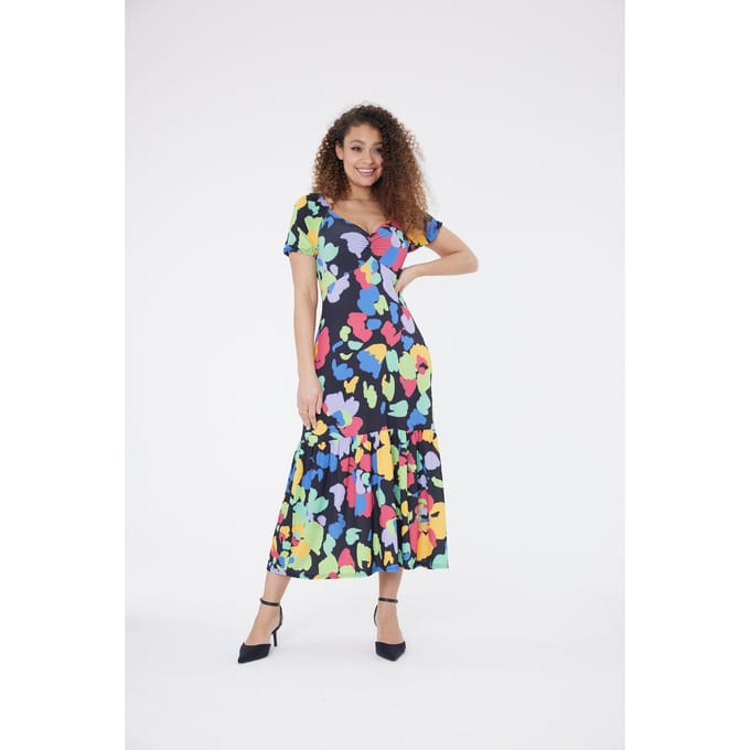 Fleur Veelkleurige Maxi Dress