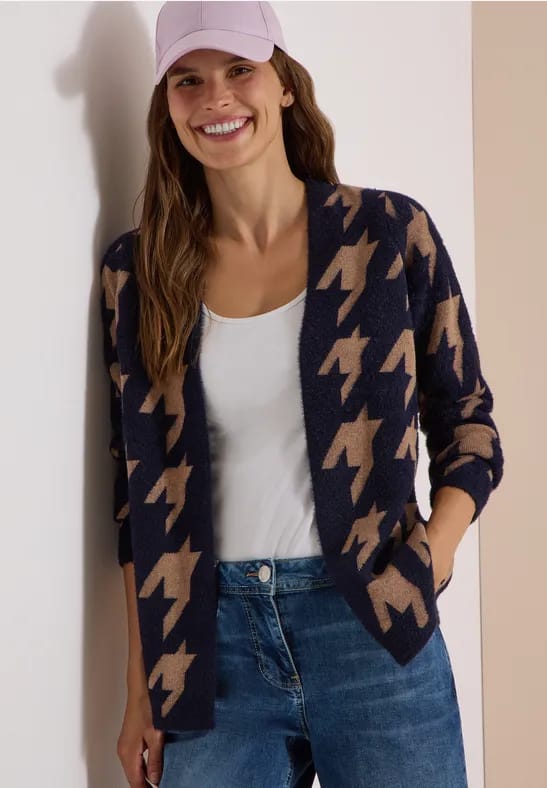 Opengeweven vest