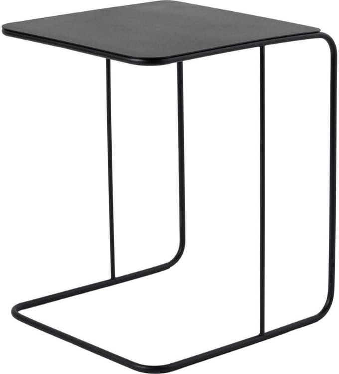 CALICOSY - Bijzettafel met metalen blad H46 cm - OWEN