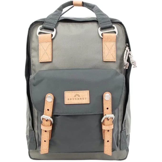 Doughnut laptoprugzak / Rugtas / Schooltas - 14 inch - Macaroon Euro - Grey Dark Grey