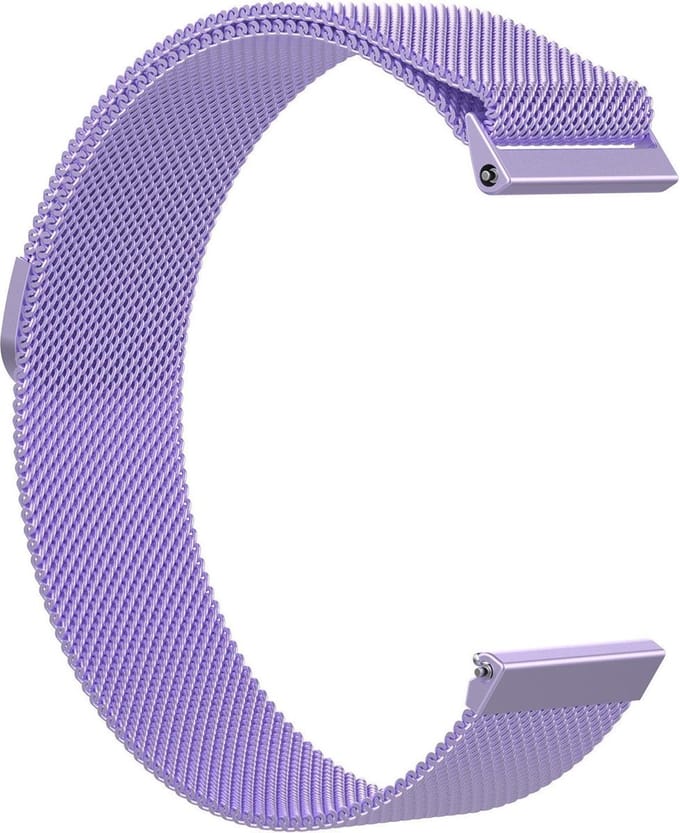 KELERINO. Milanees bandje geschikt voor Fitbit Versa (Lite) - Paars