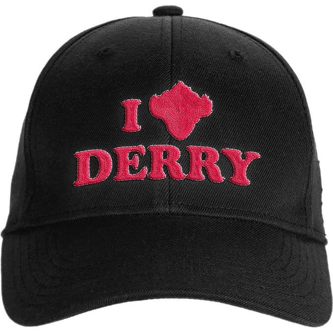 IT - Welcome To Derry I Heart Derry Embroidered Baseball Cap - Black