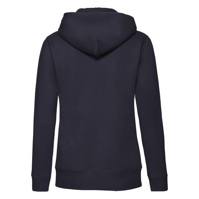Fruit of the Loom Dames/Dames Premium Sweatjack met kap Lady Fit (Deep Navy)