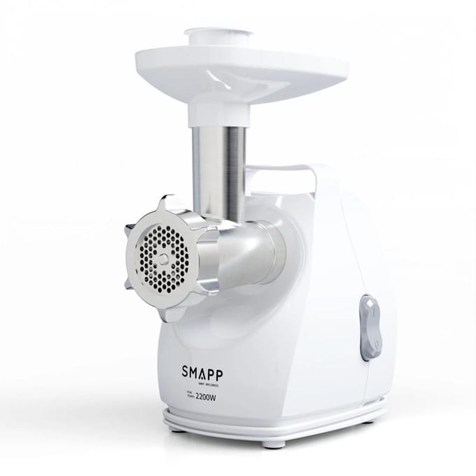 SMAPP 490.8 Serie - Vleesmolen - 2200W - Ergonomische Handgreep - Wit