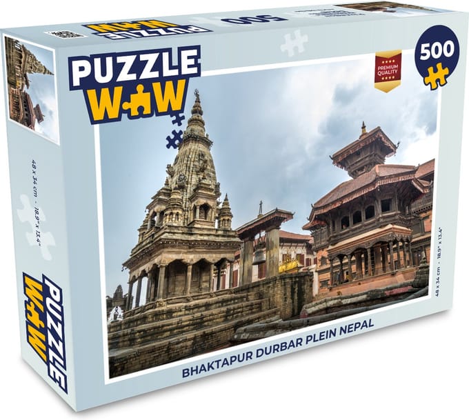 Puzzel Bhaktapur Durbar plein Nepal - Legpuzzel - Puzzel 500 stukjes
