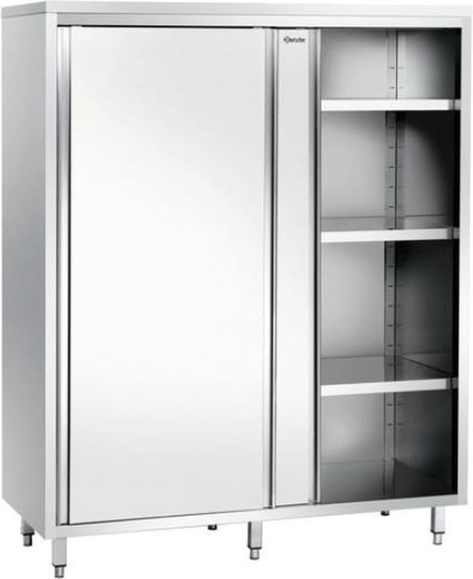 Servieskast 600 | 140cm breed | 2SD | RVS | Bartscher | 398140