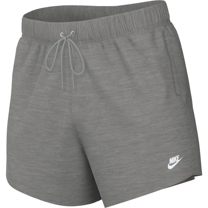 Korte broek met labelstitching en elastische band