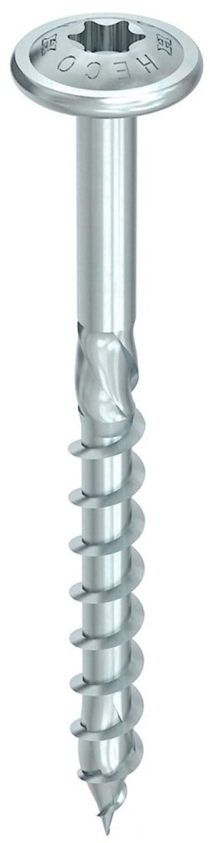 HECO TOPIX-Plus tellerkopschroef - 8x340mm - verzinkt - deeldraad - T40 - 61403 (Per 50 stuks)