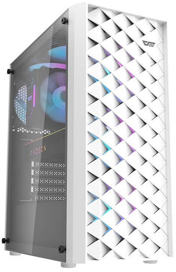 Darkflash Dk351 Computerbehuizing Voor Pc Met 4 Efficiënte Rgb-Ventilatoren