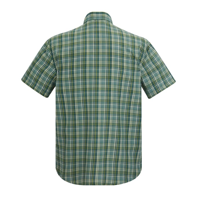 Regatta Heren Mindano Multi Check Korte Mouwen Shirt (Arctic)