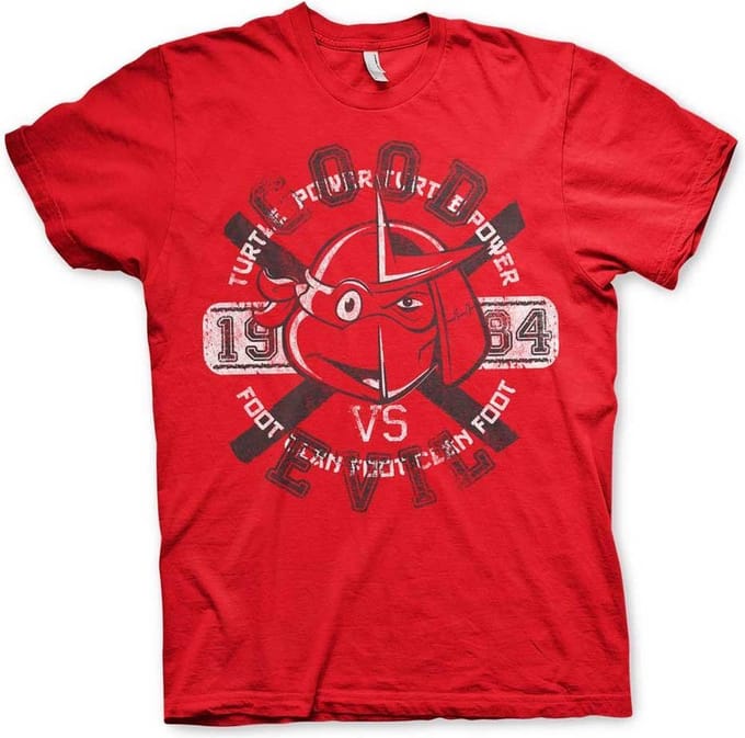 Teenage Mutant Ninja Turtles Heren Tshirt -2XL- Good VS Evil Rood