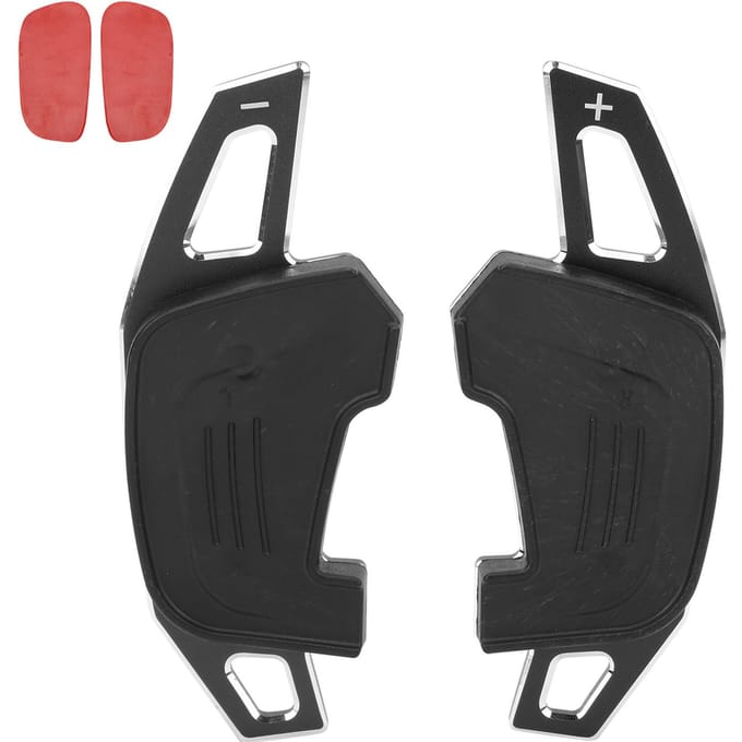 1 Paire Extensions de Palette au Volant Remplacement pour Lamando GTS Sagitar GLI Black black