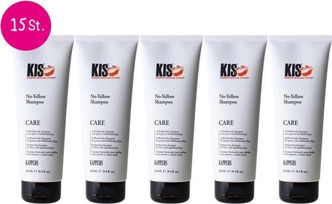 15x KIS No-Yellow Shampoo 250ml