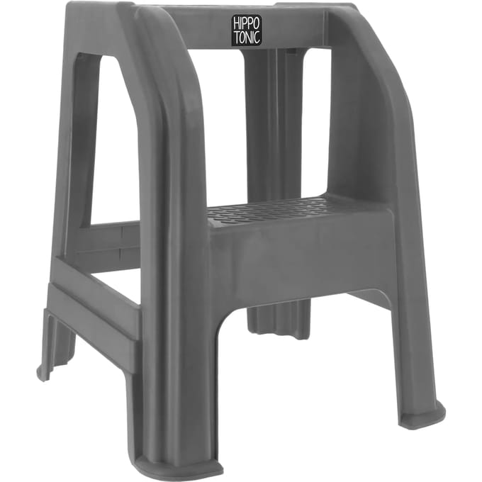Hippo-tonic Two Step Mount Trapladdertje Zilver
