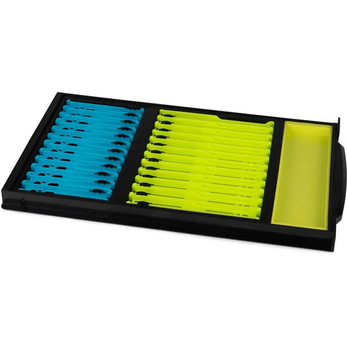 Matrix Loaded Pole Winder Tray 13cm - 12 Winders Light Blue