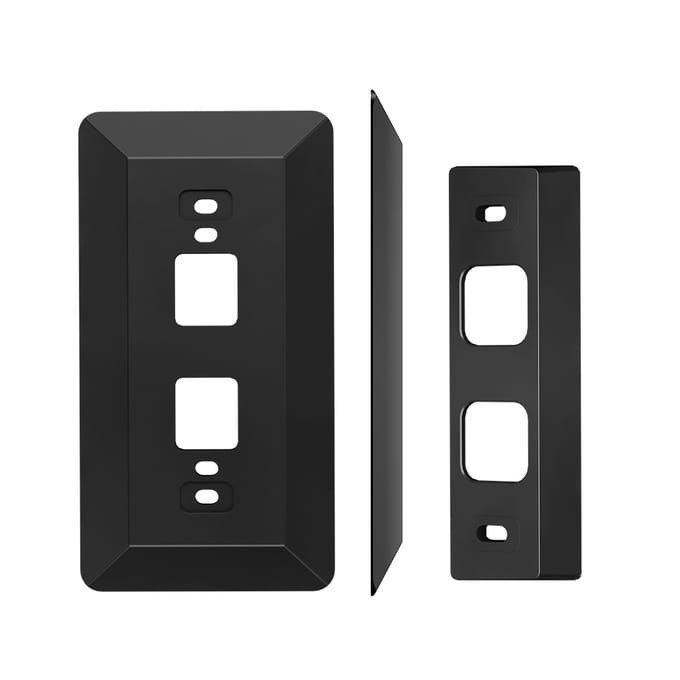 Wandplaat Wordt geleverd met L35 graden/R35 graden Wedge Compatibel met Eufy Batterij Video Deurbel zwart