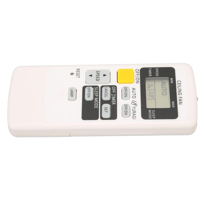 Ventilator Afstandsbediening Batterijgevoed Universele Plafondventilator Afstandsbediening Vervanging voor KDK Ventilator white