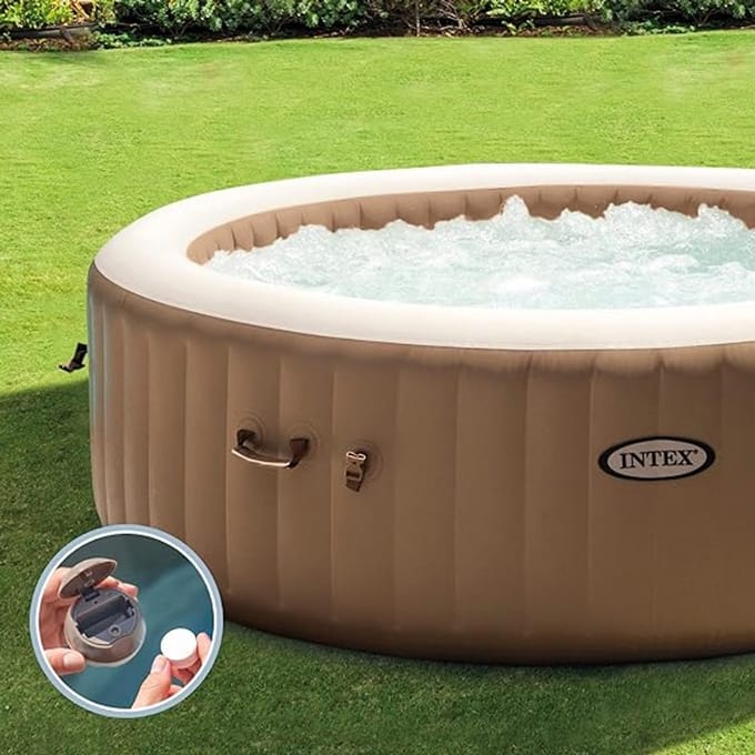 Opblaasbare Spa Jacuzzi 4 Personen - 196x71 cm - Novihome