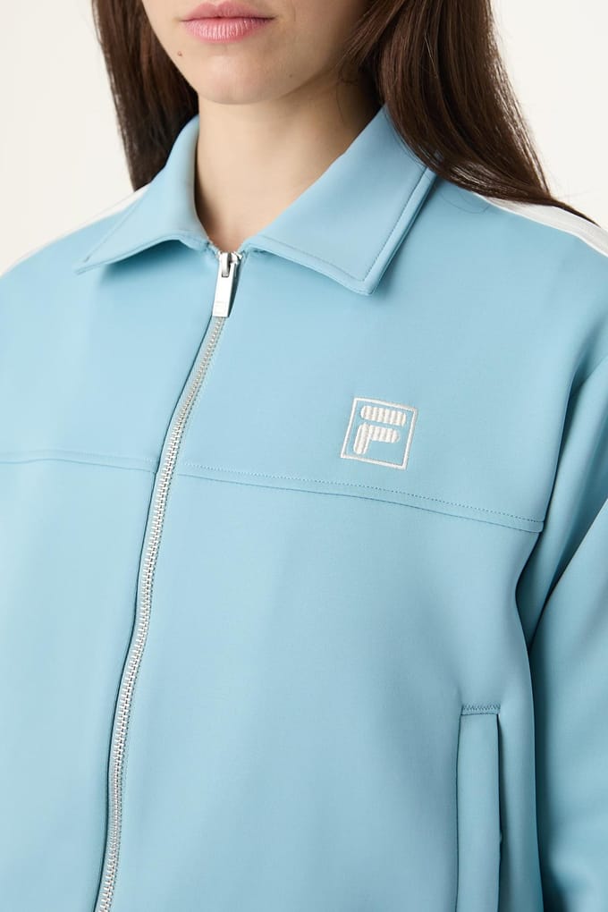 FILA Como Boxy Taped Track Jacket Tourmaline Taglia: M | Giacche Outlet | Donna