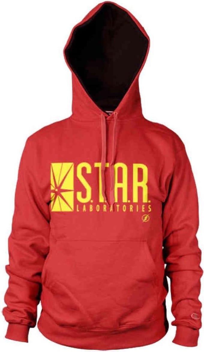 DC Comics The Flash Hoodie/trui -L- Star Laboratories Rood