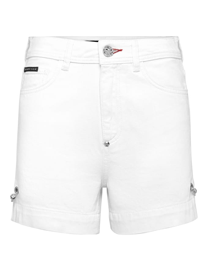 Denim Korte Broek Iconic Plein