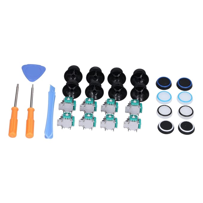 Analoge Joystick Kit Comfortabel Duurzaam Eenvoudig te Installeren Controller Vervangingsonderdelen voor Xbox black