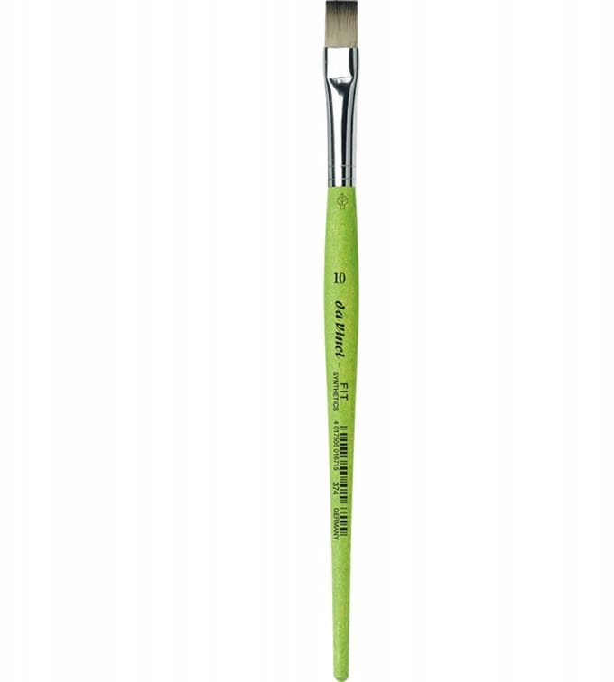 Da Vinci FIT SYNTHETICS plat penseel serie 374 maat 10