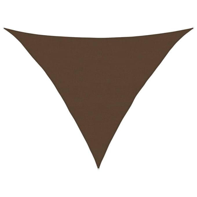 vidaXL - Zonnezeil - 160 - g/m² - 5x5x6 - m - HDPE - bruin