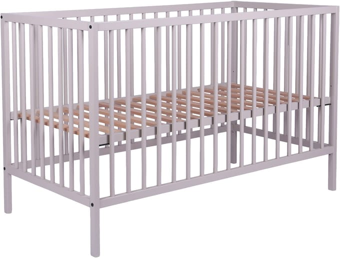 Europe Baby Ledikant - Solid Beech - 60 x 120 cm - Oatmeal