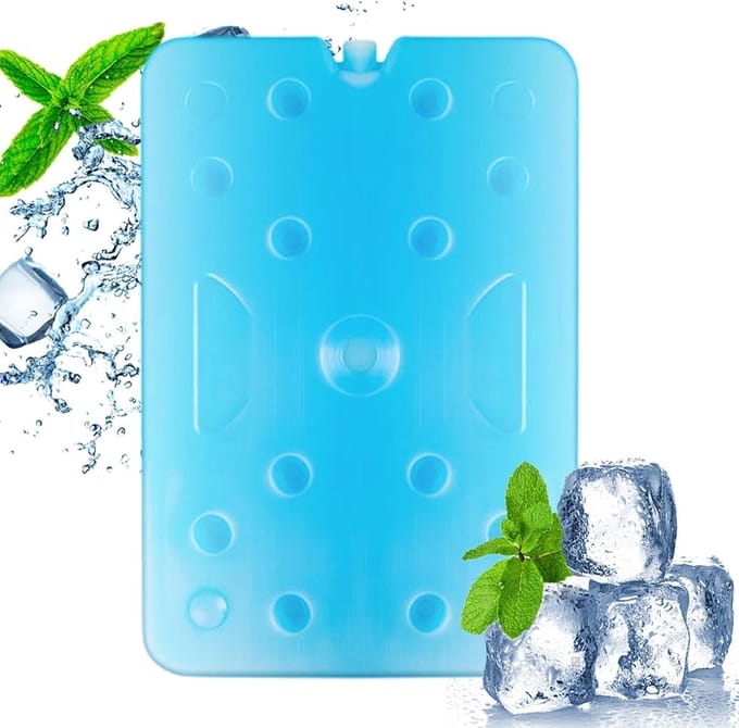 Koelelementen Koeltas - Koelaccu Lunchbox - Buitenactiviteiten - Verlengde Koelprestaties - 1500 ml - Wit