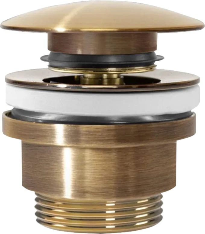 REA Wastafel Clickwaste Universeel - Geborsteld Goud
