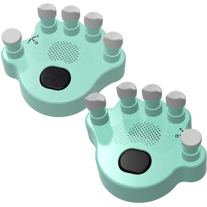 2 stuks Piano Hand Vorm Corrector Handversterker Houdingscorrectie Tool Piano Accessoires groen